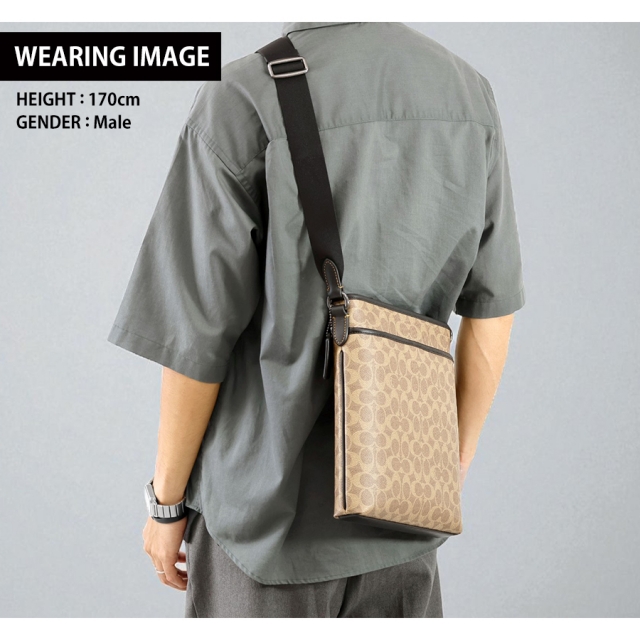 COACH ショルダーバッグ 美品 COACH（コーチ） ショルダーバッグ メッセンジャーバッグ メンズ CW227