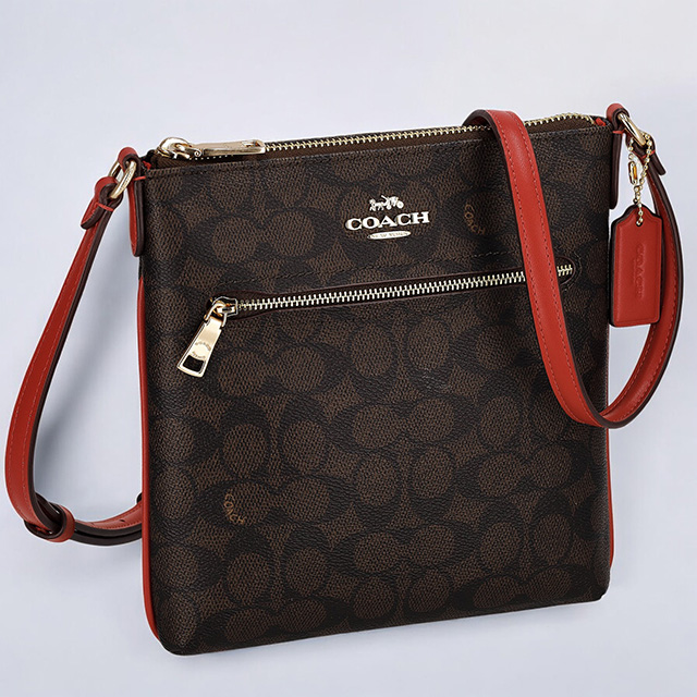 【超美品】Coach ショルダーバッグ シグネチャー C6645 COACH（コーチ） ショルダーバッグ レディース ブランド シグネチャー