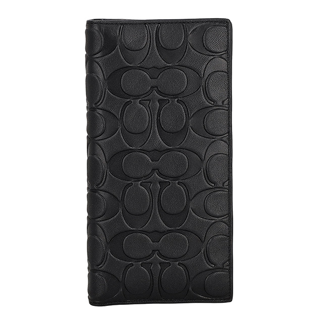 COACH（コーチ） 長財布 メンズ ブランド レザー CW356 BK BK ブラック