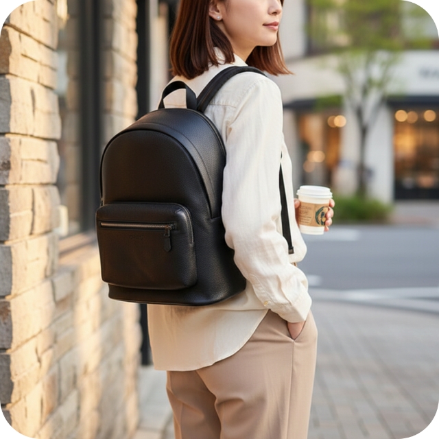 COACH コーチ バックパック リュック メンズ レザー CX141 QB BK