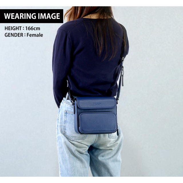 COACH コーチ ショルダーバッグ メッセンジャーバッグ メンズ レザー