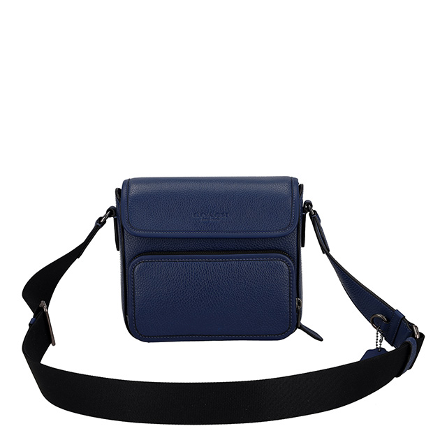COACH ショルダーバッグ ネイビー COACH コーチ ショルダーバッグ メッセンジャーバッグ メンズ レザー