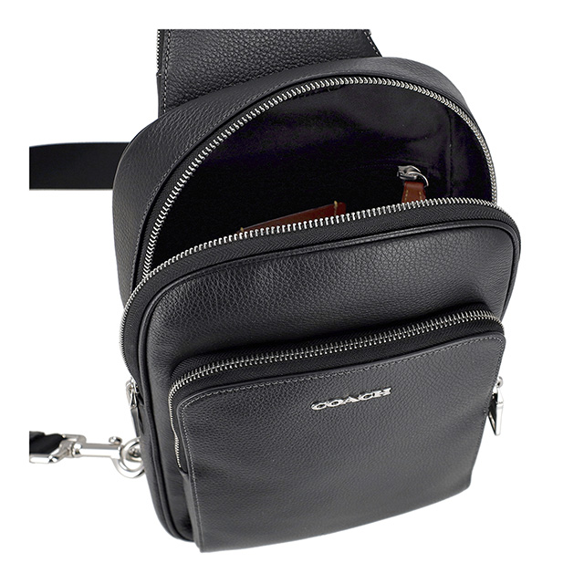 新品同様✨ COACH コーチ ボディバッグ 近年モデル 本革 ユニセックス COACHコーチウエスト バッグボディバッグ ユニセックス