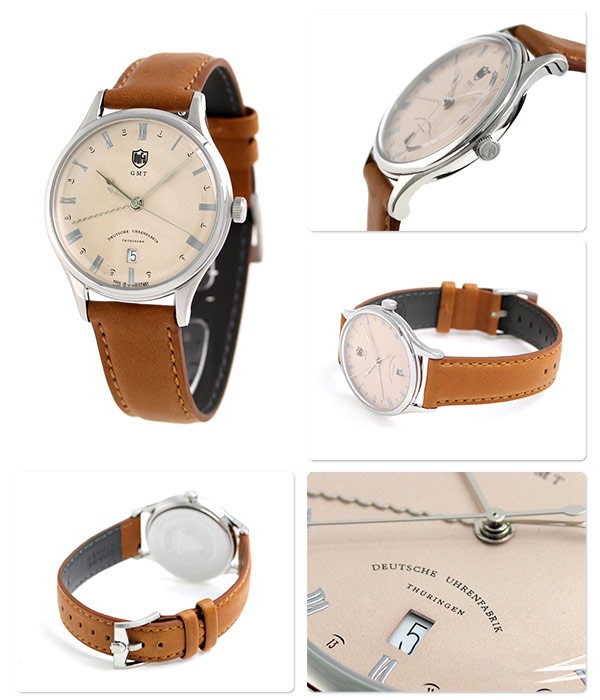 DUFA ドゥッファ ヴァイマール GMT 38mm ドイツ製 メンズ DF-9006-10 