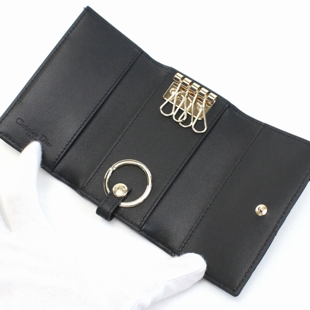 ディオール キーケース Christian Dior 黒　４連 Christian Dior（クリスチャン・ディオール） ディオール ブランド