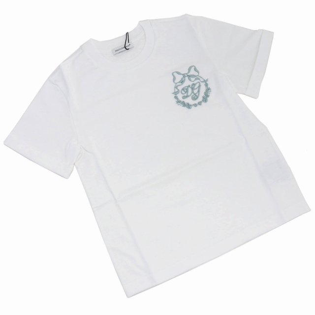 【美品】ドルガバ　キッズ　Tシャツ　36-38 DOLCE&GABBANA ドルガバ ブランド Tシャツ カットソー ベビー