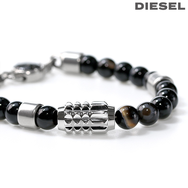 14日は+10倍 ディーゼル ブレスレット DIESEL ステンレススチール