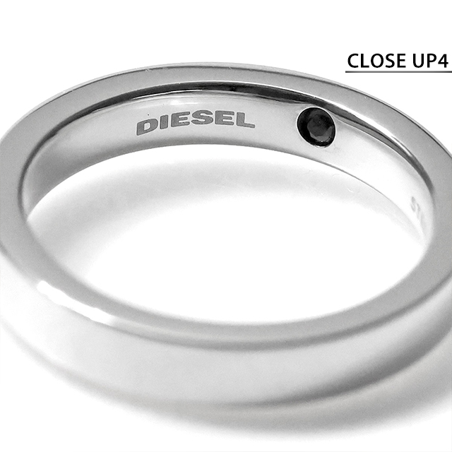 DIESEL（ディーゼル） リング メンズ ブランド ロゴ 2点セット