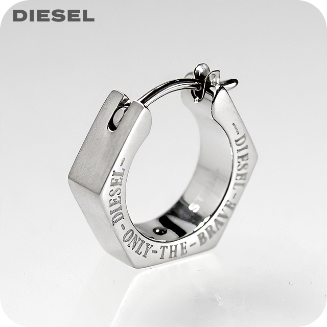 DIESEL（ディーゼル） ピアス メンズ フープ 片耳用 DX1345040