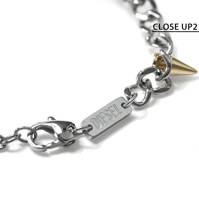DIESEL（ディーゼル） ブレスレット メンズ レディース シルバー