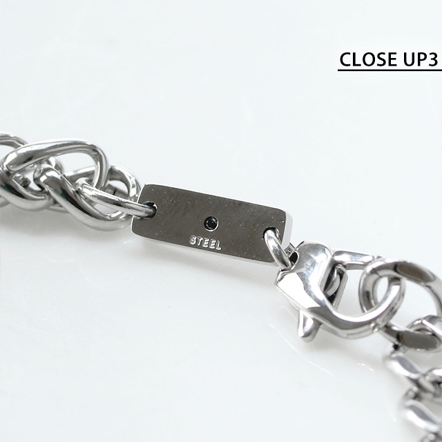 DIESEL ディーゼル ブレスレット アクセサリー メンズ シルバー