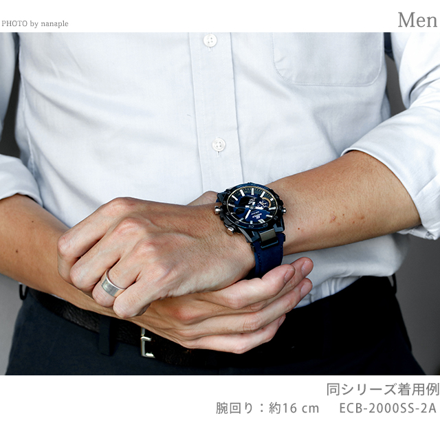 EDIFICE（CASIO） エディフィス EDIFICE ソーラー ECB-2000SS-2A