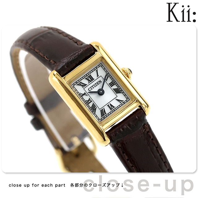 Kii（CITIZEN） シチズン キー Classic Square エコドライブ 腕時計