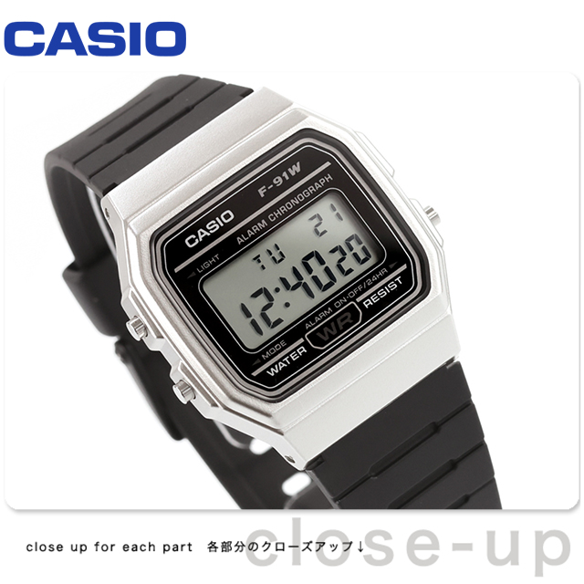 CASIO（カシオ） チープカシオ クォーツ 電池式 F-91WM-7A カシオ