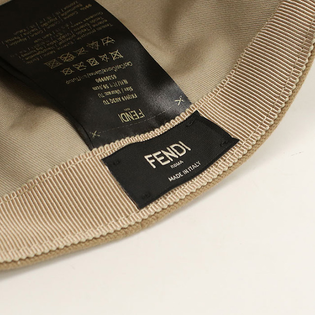 FENDI（フェンディ） キャップ メンズ ブランド FENDI FXQ969 ベージュ