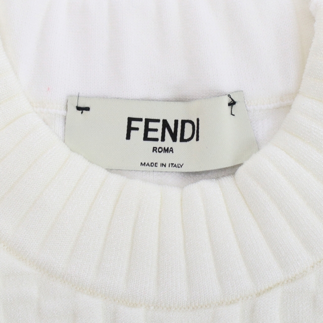 フェンディ ブランド 長袖ニット セーター レディース ニット FENDI イタリア FZX810 ホワイト系 ファッション 選べるモデル おしゃれ プレゼント ギフト FENDI フェンディ ブランド 長袖ニット セーター レディース