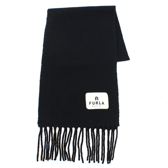 フルラ マフラー レディース ブランド FURLA FURLA MOON イタリア WT00028 NERO ブラック 小物 FURLA（フルラ） マフラー レディース ブランド FURLA FURLA MOON
