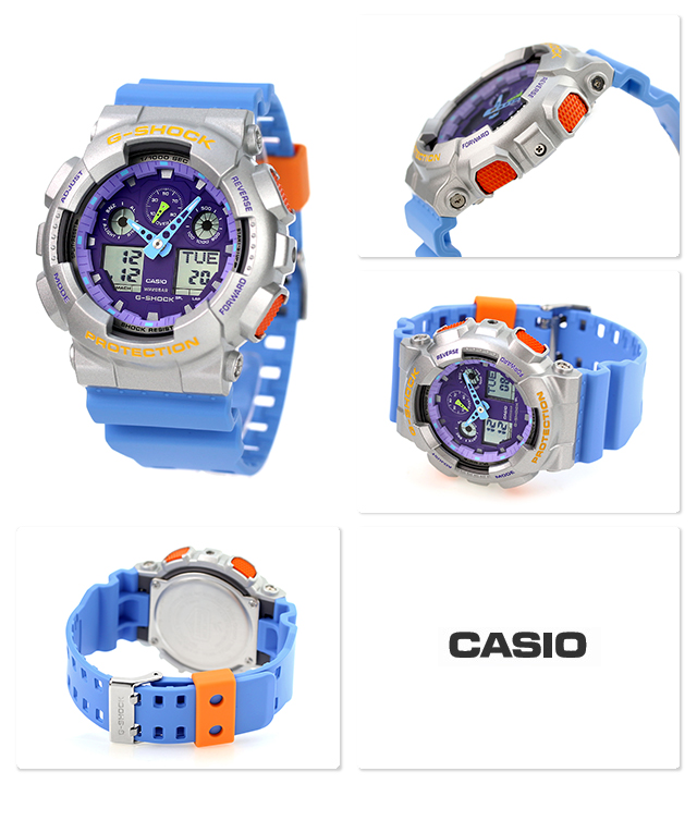 G-SHOCK gショック ジーショック GA-100EU-8A2 アナログデジタル GA G-SHOCK gショック ジーショック GA-100EU-8A2 アナログデジタル GA