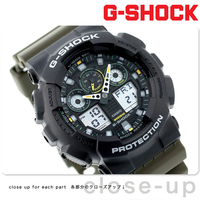 G-SHOCK gショック ジーショック GA-100TU-1A3 アナログデジタル GA