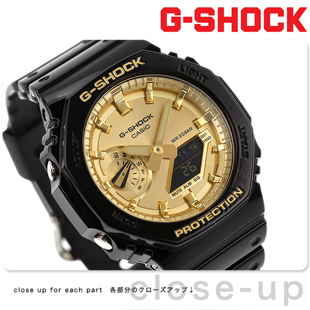 全品5倍 gショック ジーショック G-SHOCK GA-2100GB-1A アナログデジタル 2100シリーズ メンズ 腕時計 ブランド カシオ  casio アナデジ