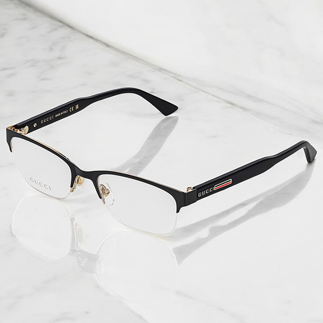 GUCCI（グッチ） 眼鏡 メンズ ブランド GUCCI GG0828O ブラック