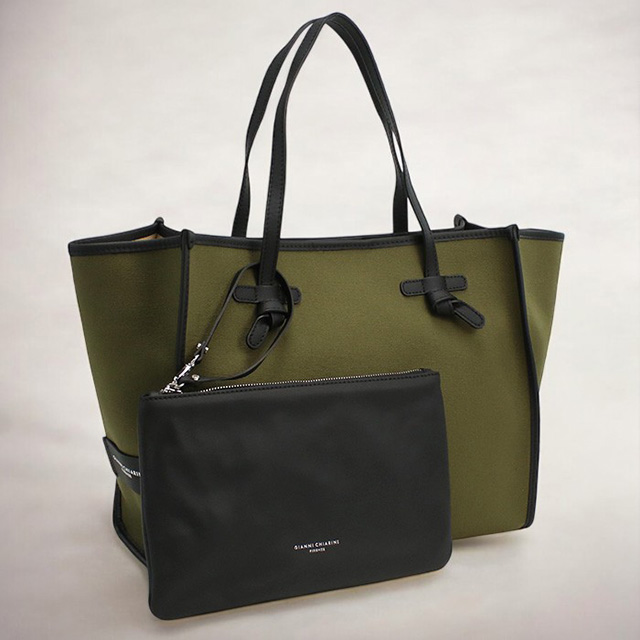 GIANNI CHIARINI トートバッグ カーキ GIANNI CHIARINI（ジャンニ キアリーニ） ジャンニ キアリーニ トート