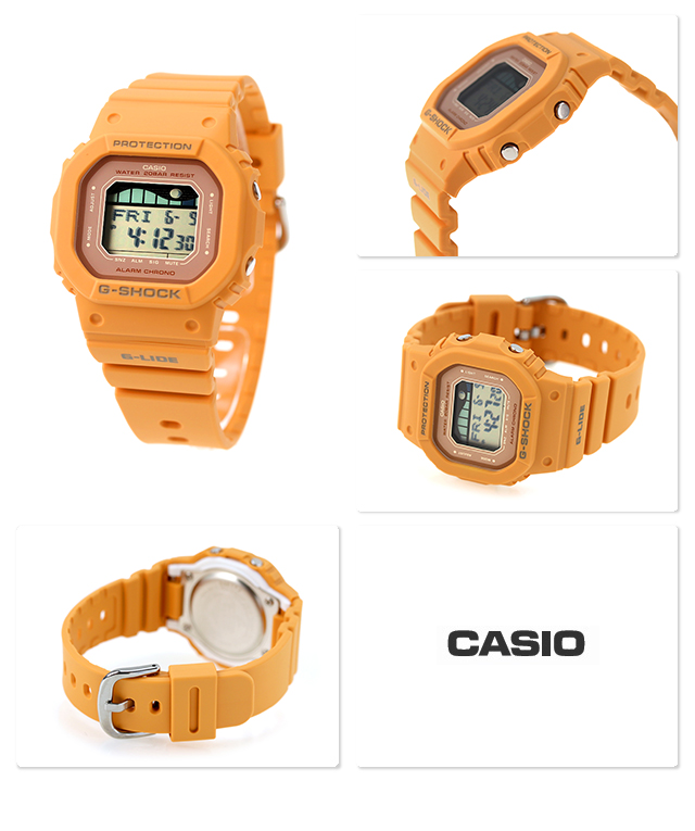 M01245♠0729 カシオ 腕時計 ジーショック GLX-S5600-4JF GLXS5600-4 | G-SHOCK G-LIDE Orange | CASIO