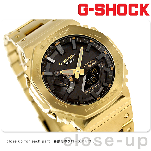 G-SHOCK gショック ジーショック ソーラー GM-B2100GD-9A フルメタル