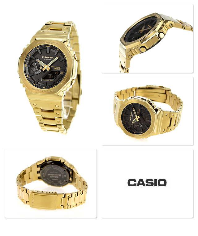 G-SHOCK gショック ジーショック ソーラー GM-B2100GD-9A フルメタル