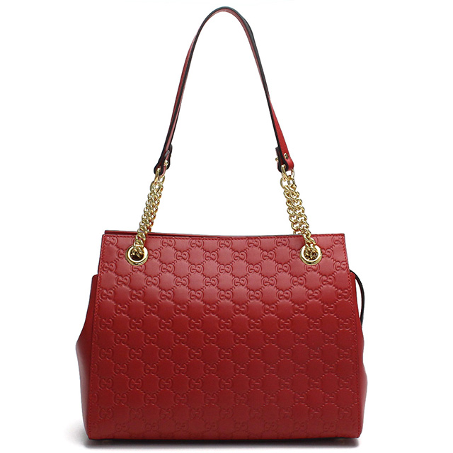 a41【極美品】GUCCI グッチ トートバッグ GGキャンバス レザー レッド guc453773021-5.jpg