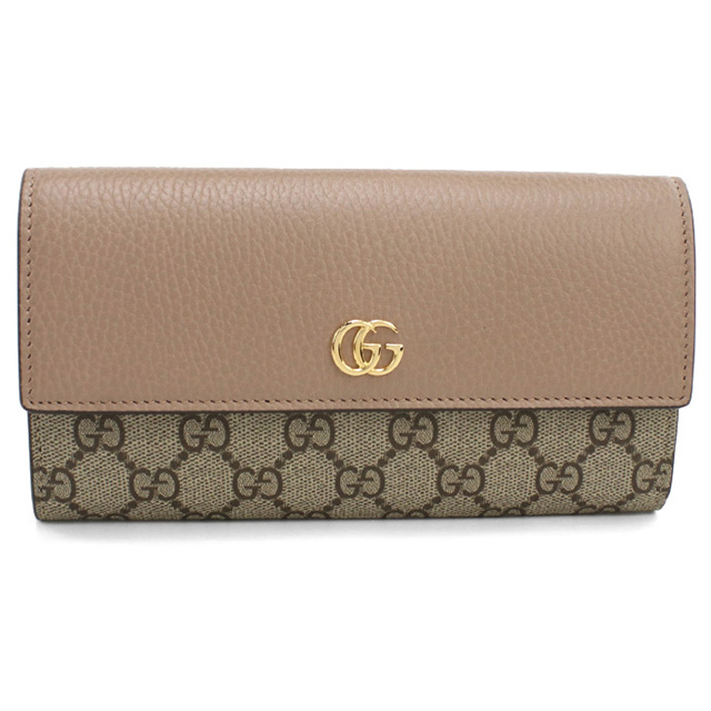 グッチ 長財布ニ折小銭入付き レディース ブランド GUCCI PETITE MARMONT 456116 グレー 財布 GUCCI（グッチ） 長財布ニ折小銭入付き レディース ブランド GUCCI