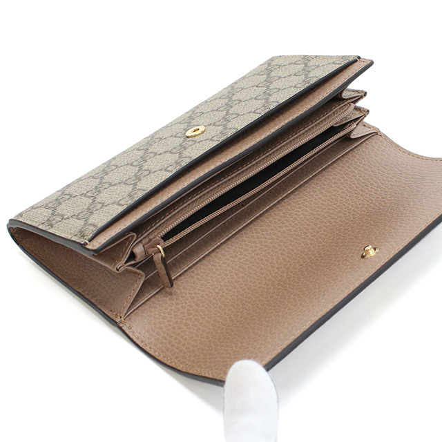 GUCCI（グッチ） 長財布ニ折小銭入付き レディース ブランド GUCCI