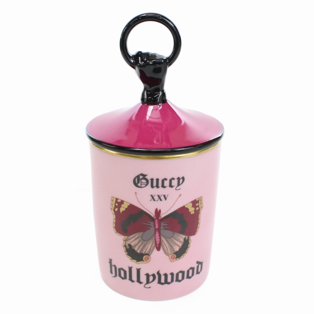 新品・GUCCI・グッチ　アロマキャンドル GUCCI グッチ ブランド アロマキャンドル 雑貨 陶器 イタリア
