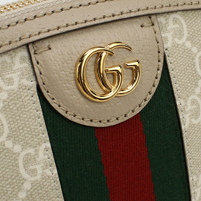 GUCCI グッチ OPHIDIA 499621 斜め掛け ショルダーバッグ ベージュ系 レディース GUCCI - GUCCI グッチ OPHIDIA 499621 斜め掛け ショルダーバッグ