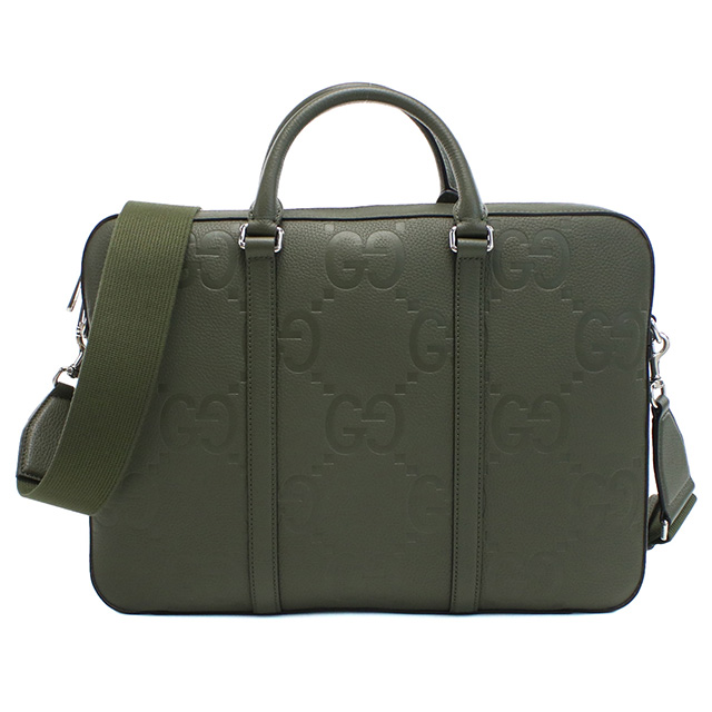 【極美品】GUCCI グッチ GGインプリメ ブリーフケース 2way カーキ guc658573021-1b.jpg
