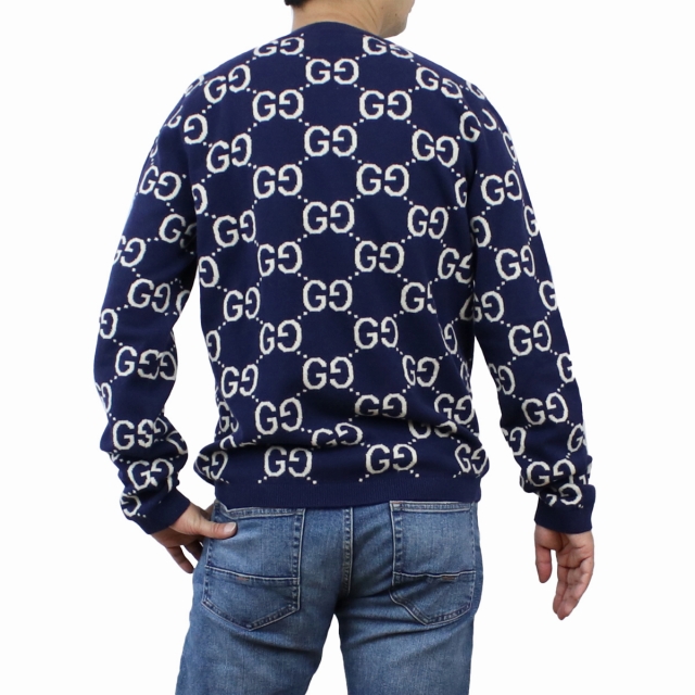 GUCCI（グッチ） ニット メンズ ブランド イタリア 692900 ブルー系