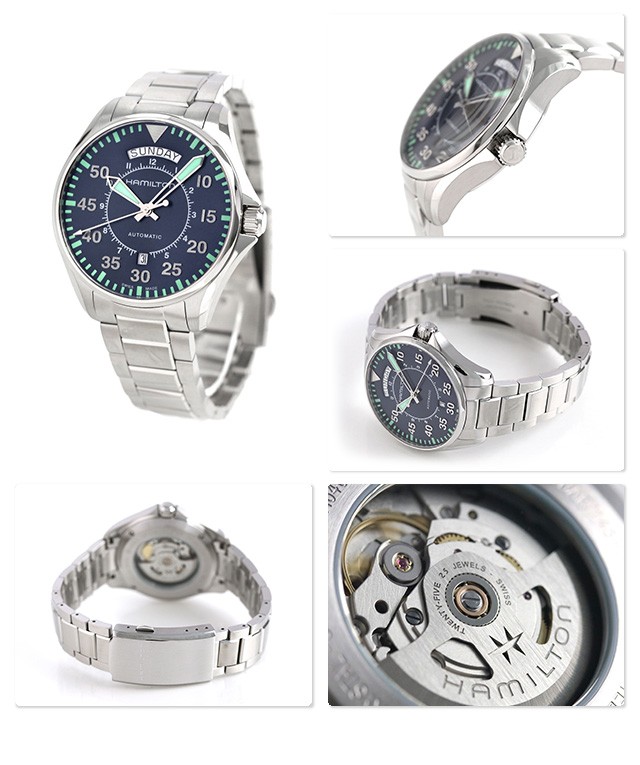 限定品通販 ハミルトン カーキ アヴィエーション オート 46MM H64615145 腕時計 腕時計のななぷれ - 通販 - PayPayモール 10%OFF