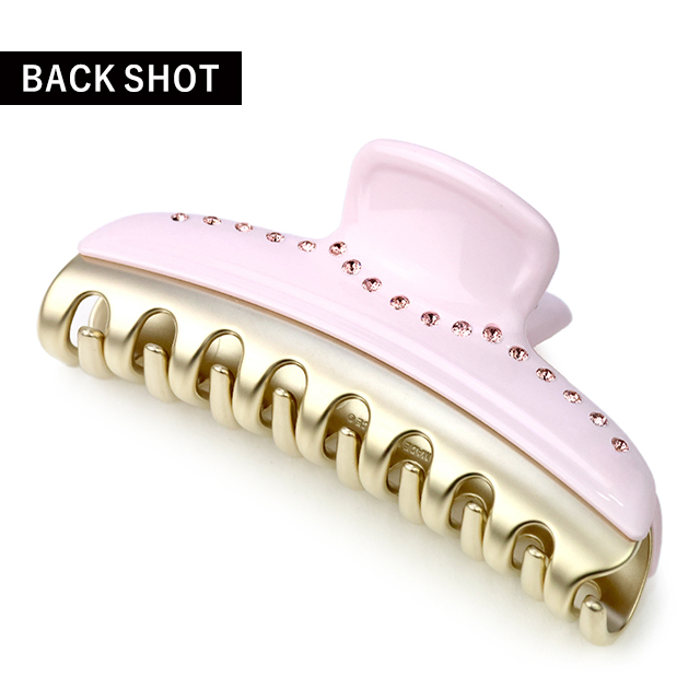 アレクサンドルドゥパリ　ピンク　ヘアクリップ　L　10.5㎝　定番デザイン ALEXANDRE DE PARIS（アレクサンドル ドゥ パリ） アレクサンドル ドゥ