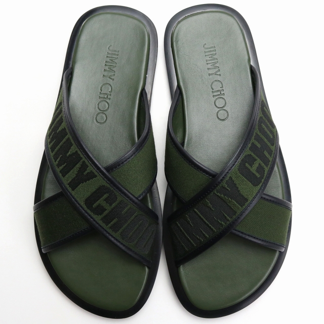 ジミーチュウ ブランド サンダル メンズ JIMMY CHOO ロゴ入り
