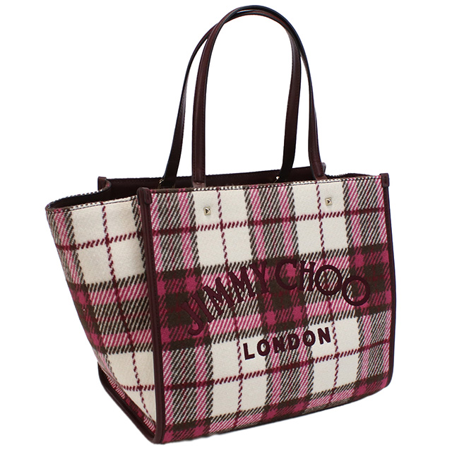 ジミーチュウ ブランド トートバッグ レディース ウール レザー