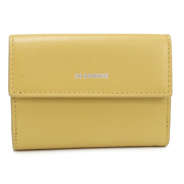 Jil Sander イエロー　財布 JIL SANDER（ジルサンダー） ジル サンダー 三折財布小銭入付き