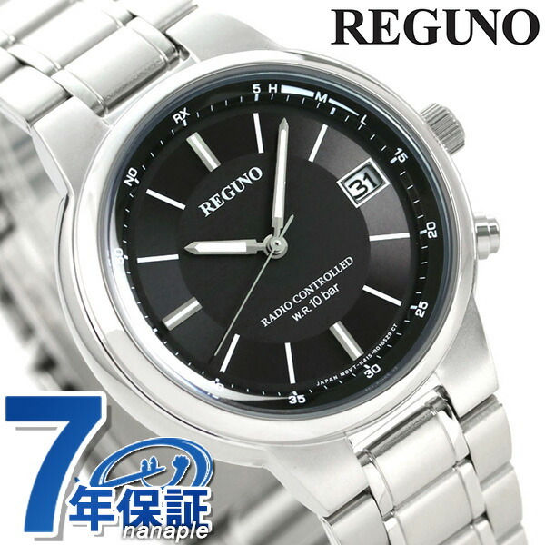HOT通販 シチズン 腕時計 ブラック 腕時計のななぷれ - 通販 - PayPayモール レグノ 電波ソーラー メンズ KL8-112-51 CITIZEN REGUNO 即納高品質