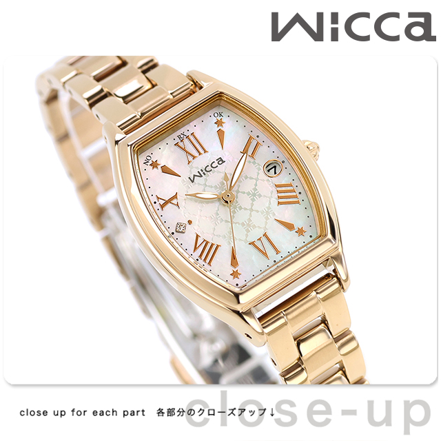 Wicca Citizen 腕時計 ウィッカ ソーラーテック ウィッカ シチズン wicca ソーラーテック 腕時計 レディース KH4-963