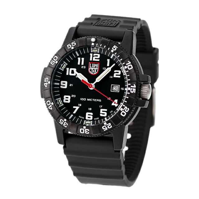 SEA TURTLE ルミノックス 0320シリーズ 腕時計 LUMINOX レザーバック 