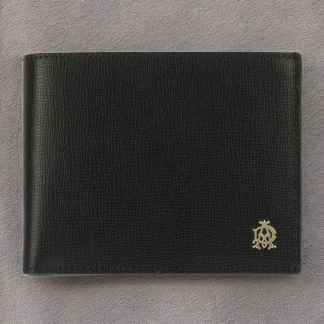 未使用 dunhill ダンヒル 二つ折り 財布 ウォレット レザー ブラック dunhill（ダンヒル） 二つ折り財布 コンパクト メンズ ブランド レザー