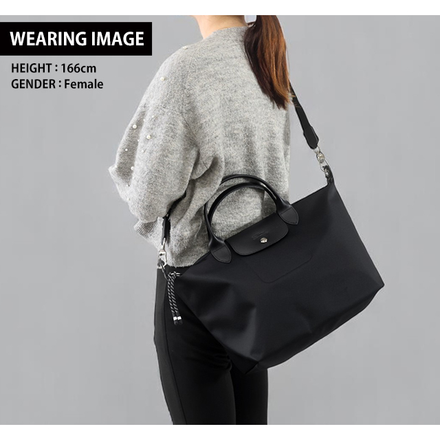 LONGCHAMPロンシャン レザートートバッグ ショルダー ハンドバッグ LONGCHAMP（ロンシャン） ショルダーバッグ レディース ブランド プリ