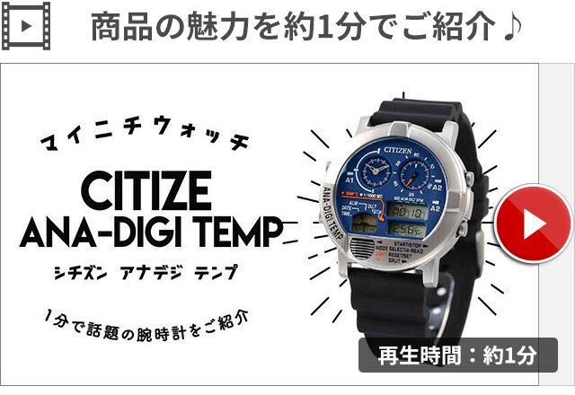 CITIZEN（シチズン） レコードレーベル アナデジテンプ 限定モデル