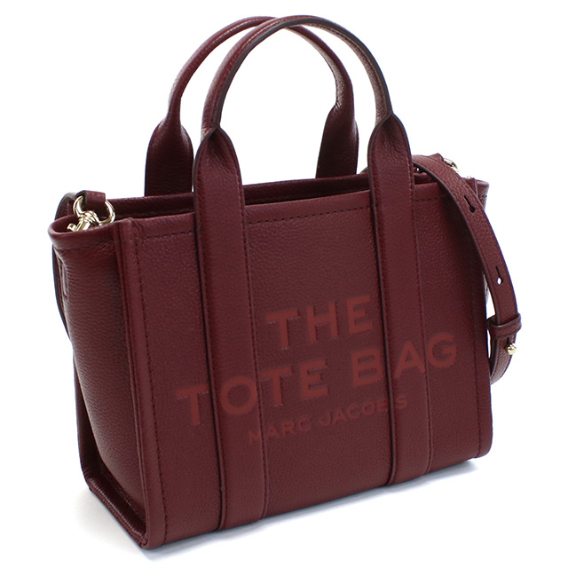 マーク・ジェイコブス トートバッグ レディース ブランド MARC JACOBS MINI TRAVELER TOTE レザー ベトナム H009L01SP21 CHERRY ボルドー系 バッグ MARC JACOBS（マーク・ジェイコブス） トートバッグ レディース