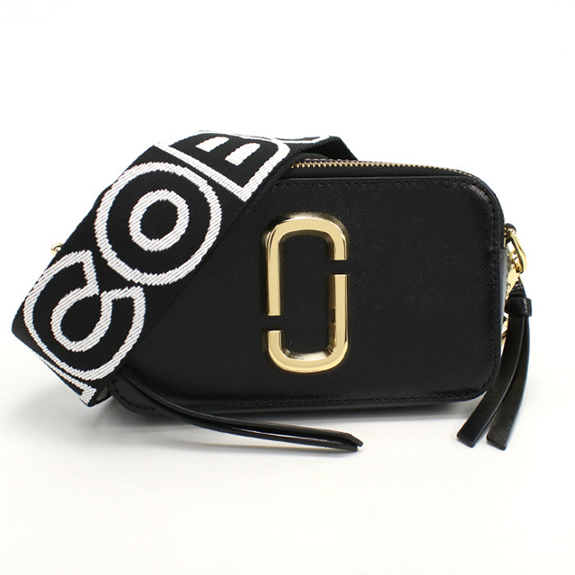 MARC JACOBS マークジェイコブス 斜め掛け ショルダーバッグ 2R3HCR003H01 005 THE SNAPSHOT レディース ブラック MARC JACOBS（マーク・ジェイコブス） 斜め掛け ショルダーバッグ