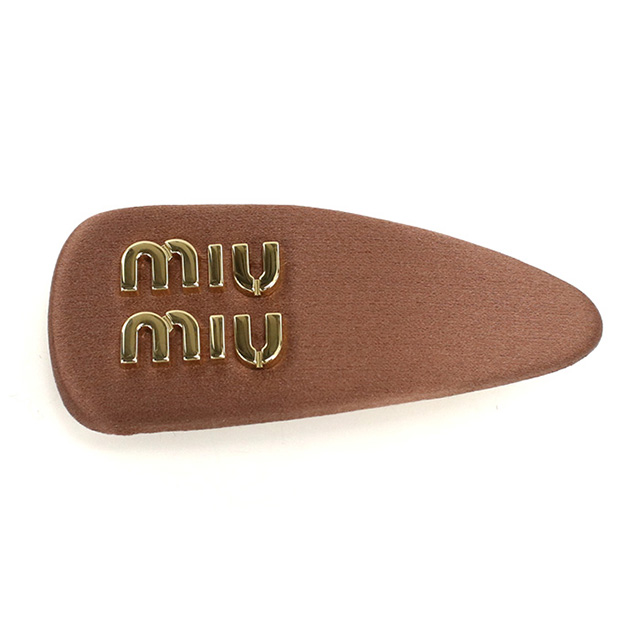 miumiuバレッタ【正規品】 miu miu（ミュウミュウ） バレッタ レディース ブランド MIUMIU 5IF092